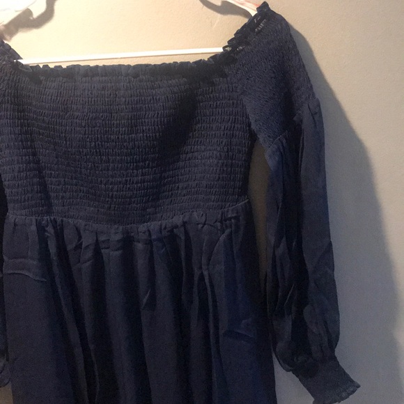 VICI TRENDY YOU SMOCKED OFF THE SHOULDER DRESS - Picture 3 of 4